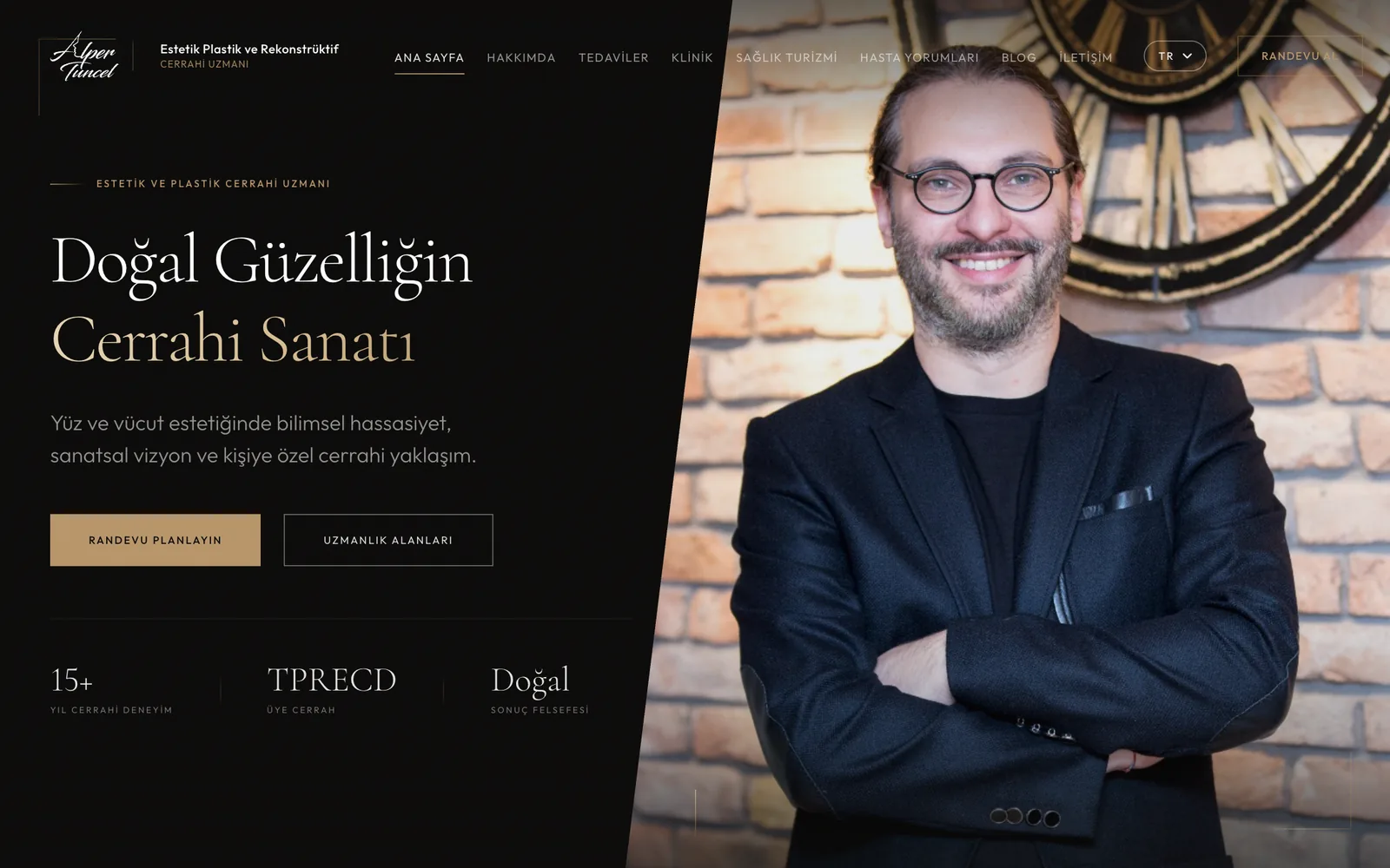 Dr. Alper Tuncel web sitesi ekran kaydı