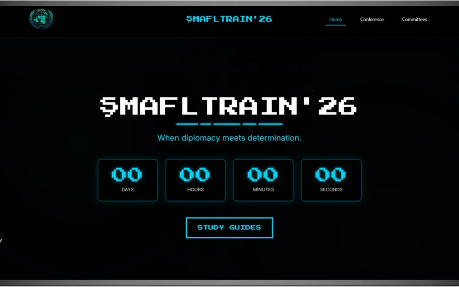 SmaflMUN web sitesi ekran kaydı